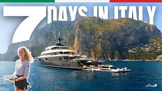 Exploring Amalfi by Superyacht