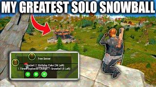 My Greatest SOLO Snowball - Rust Console Edition