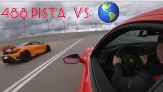 Ferrari 488 PISTA VS Mclaren 765LT , Lamborghini HURACAN PERFORMANTE