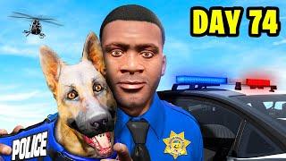 I Spent 100 DAYS in the POLICE FORCE in GTA 5