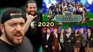 Americans React to "The Big Fat Quiz of the Year - 2020"