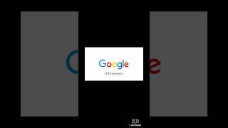 Google Logo Evolution Animation