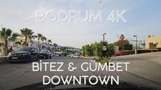 Bodrum 4K Drive in Bitez and Gümbet Neighborhoods in June 2024 Sightseeing Driving Tour Video