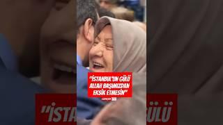 Semt pazarında vatandaştan Ekrem İmamoğlu'na: İstanbul'un gülü, Allah başımızdan eksik etmesin