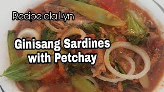 Ginisang Sardines with Pechay recipe ala lyn|Ailyn Willmann Vlog