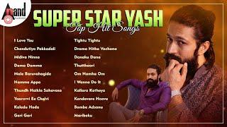 Super Star Yash Top Hit Songs | Kannada Movies Selected Songs | #anandaudiokannada