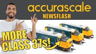 ACCURASCALE NEWS FLASH! More Class 37 Model Railway Locomotives in OO Scale