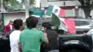 Festejos en la Zona Azul, Satelite (MEXICO 5 vs 0 USA / FINAL COPA ORO '09) 2