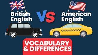 50 Differences Between  British English Vs American English  Vocabulary Words | Boost Word Power