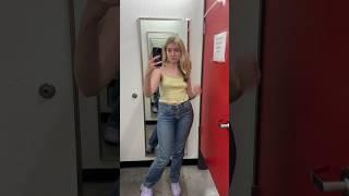 Realistic trying on my thrift finds lol
