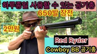 재미있고 사격 연습에 적절한 BB 공기총 - Red Ryder BB 소총 |유해동믈을 그냥 보내는 카우보이 BB Rifle