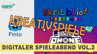 Digitaler Spieleabend Vol.2: Drei Kreativspiele - Campus TV Uni Bielefeld