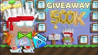 500.000 Subscribers Special Giveaway! (BLUE GEM LOCK) | GrowTopia