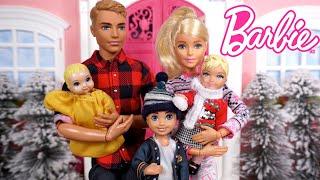 Barbie Family - Toddler Dolls Morning Routine & Holiday Adventure