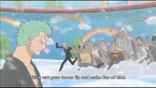 Onepiece - Funny Sanji Zoro Navy and Monet Scene