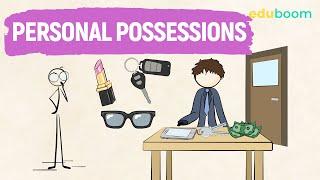 Personal possessions │ Inglés en inglés, nivel A1