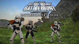 Star Wars Battlefront 2 (2005) | Battlefront Extreme | Conquest on Corellia Mountains