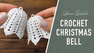 Easy Crochet Christmas BELL  (giving stiffness and shape)