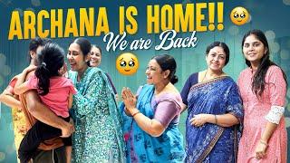 మా Archana is Home!! | We are back…️️ | Archana Challa | Jayapradachalla | Attakodallu | Family