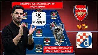 TODAY MATCH ARSENAL POSSIBLE LINEUP UEFA CHAMPIONS LEAGUE MATCH DAY 7 ~ ARSENAL VS DINAMO ZAGREB