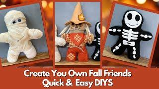 Create Your Own Fall Friends /Quick and Easy Fall DIYS/Fall Crafts