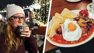 WE MISSED ENGLISH FOOD! + Exploring our First Christmas Market  (London, England)