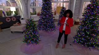 Home Reflections Color Flip Fairy Light Christmas Tree on QVC