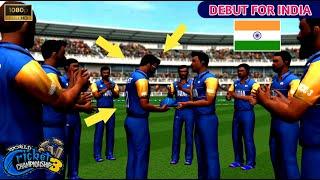 WCC3 DEBUT FOR INDIAN TEAM IN MY CAREER MODE *EMOTIONAL MOMENT*