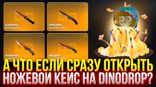 СХОДУ ОТКРЫЛ НОЖЕВОЙ КЕЙС НА DINODROP! ДОРОГОЙ ОПЕНКЕЙС НА ДИНОДРОП!