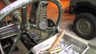 1944 Daimler Scout Car Mark II "Dingo" DB18 engine first start on the jack stands.