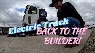 Ep 267 Electric truck return to builder and a CNG truck to the UP of MI has me waiting on a wrecker