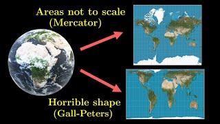 Theorema Egregium: why all maps are wrong