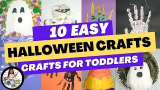 10 Easy Halloween Crafts for Toddlers | 2024| VERY EASY & QUICK |Household Items | Activity Author