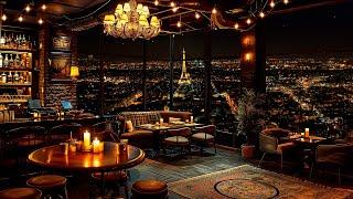 Elegant Jazz Saxophone in Paris Luxury Bar Ambience - Relaxing Background Music for Stress Relief