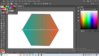 Adobe Illustrator Çokgende Degrade Aracının Şekillendirilmesi