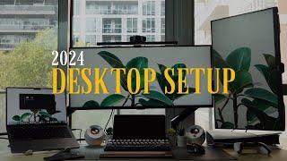 My 2024 Desktop Setup | For Work & Play