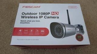 Foscam FI9900P Outdoor HD 1080P Wireless Camera Unboxing Review and Setup