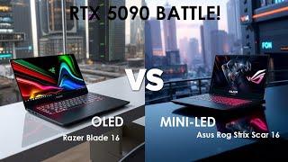 Razer Blade 16 vs ASUS ROG Strix Scar 16 2025 Review!