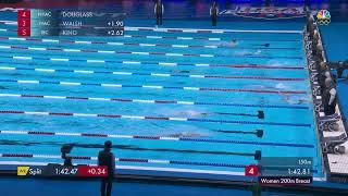 Kate Douglass is dominant in the 200m breaststroke | U.S. Olympic Swimming Trials presented by Lilly