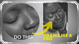 EASIEST WAY TO DRAW REALISTIC SKIN // Mercy G art