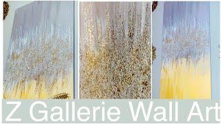 How to Make Z Gallerie Wall Art | Z Gallerie Wall Art | Glam Wall Art | Cheap and Easy DIY Wall Art