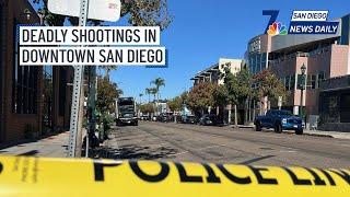 Wed. Nov. 13 | 3 dead in downtown shootings, officer hospitalized | NBC 7 San Diego