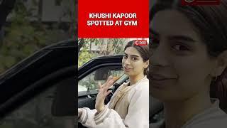 Khushi Kapoor Spotted At Gym #bollywoodnazar