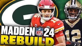 Fantasy Draft Rebuild But I Have Pick 1 In Every Round! Madden 24 Green Bay Packers Rebuild