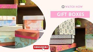 Make your own Gift Boxes  | 1 size sheet , 7 Different sizes Gift Boxes