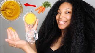 MAKE CARROT BALM FOR HAIR GROWTH l CARROT OIL RECIPE FOR HAIR GROWTH & BEAUTIFUL SKIN