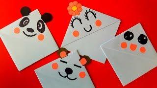 SEPARADORES Kawaii  o Marcapaginas para LIBROS / Origami facil - DIY Manualidades