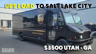 UPS LOAD TO SALT LAKE CITY | WHY I LOVE HOTSHOT | 3500 UTAH TO GA |