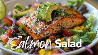 How to make BAHAMA BREEZE'S | Salmon Tostada Salad