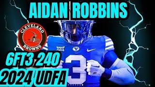 UDFA TRACKER: Browns sign AIDAN ROBBINS as a UDFA | 6ft3 240lbs & can move like he’s 5ft8 & ELUSIVE